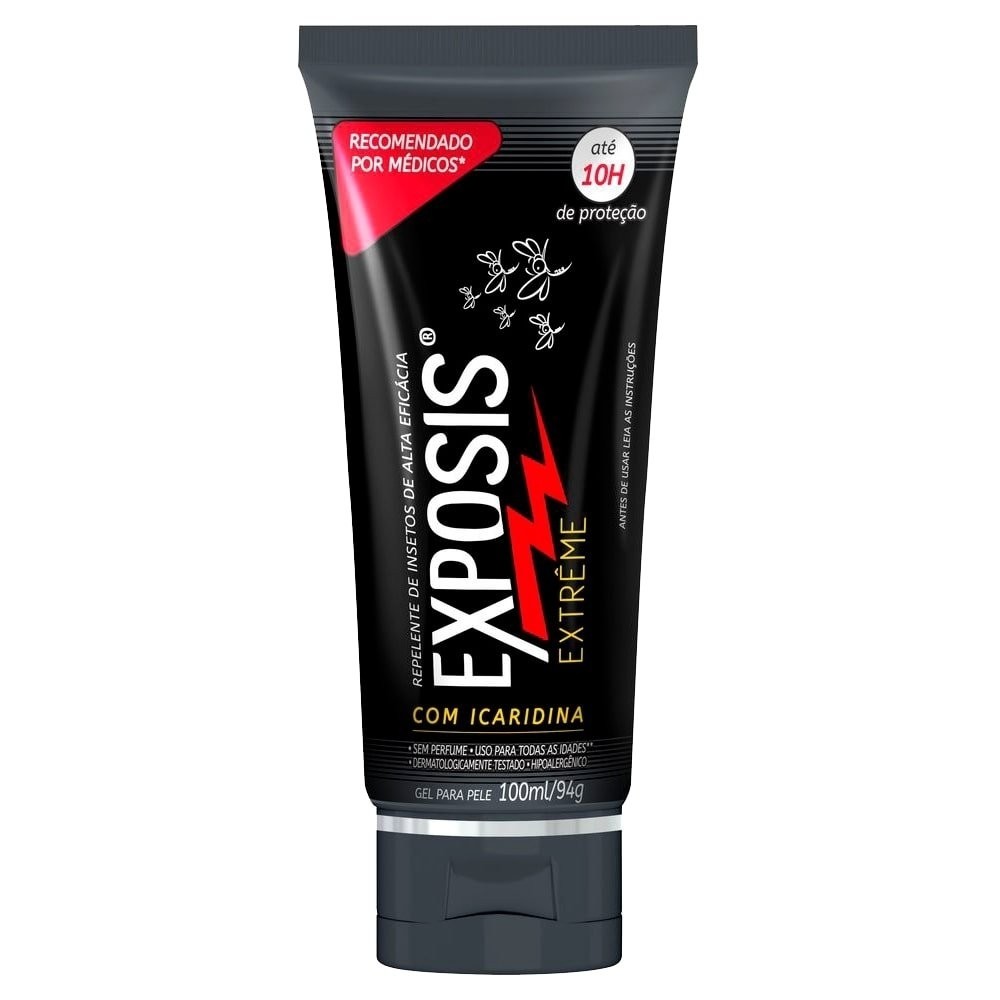 Repelente Exposis Extreme Gel 100ml - Prote??o Total contra Insetos 1 Repelente de Insetos Exposis Extreme Gel 100ml