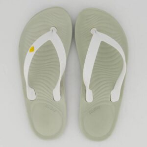 Chinelo Redley Solar Branco e Cinza