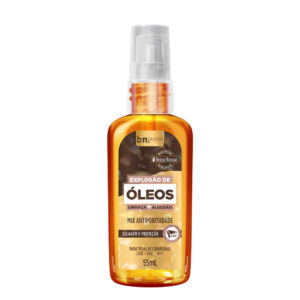 Óleo Capilar Explosão de Óleos Linhaça + Algodão 55ml bn.Cachos