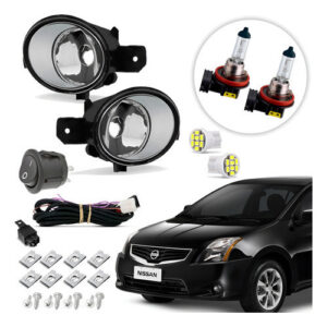 Kit Farol Milha Neblina Sentra 2007 08 09 10 11 12 13 Vidro