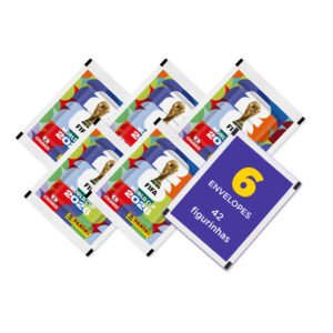 Kit 6 Envelopes Figurinhas Copa do Mundo 2026 Oficial Panini