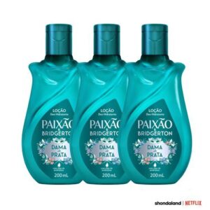 Kit Loção Hidratante Corporal Paixão & Bridgerton 200ml - 3 UN