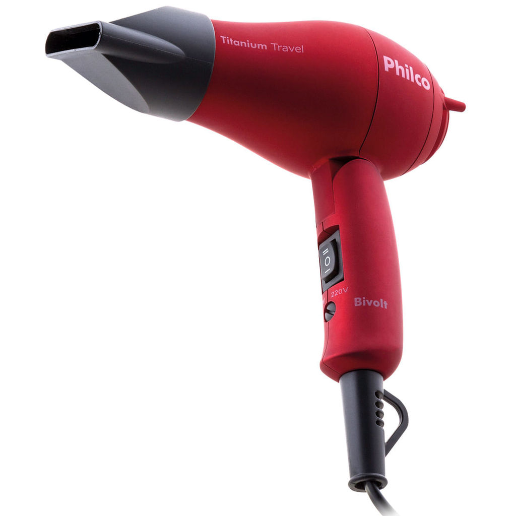 Secador Philco Titanium Travel 750W Bivolt 1 Secador de Cabelo Philco Titanium Travel 750W