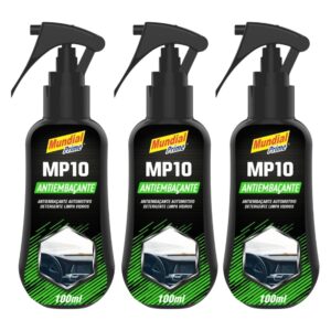 Kit 3 Antiembaçante Automotivo Spray MP10 100ml Limpa Vidros
