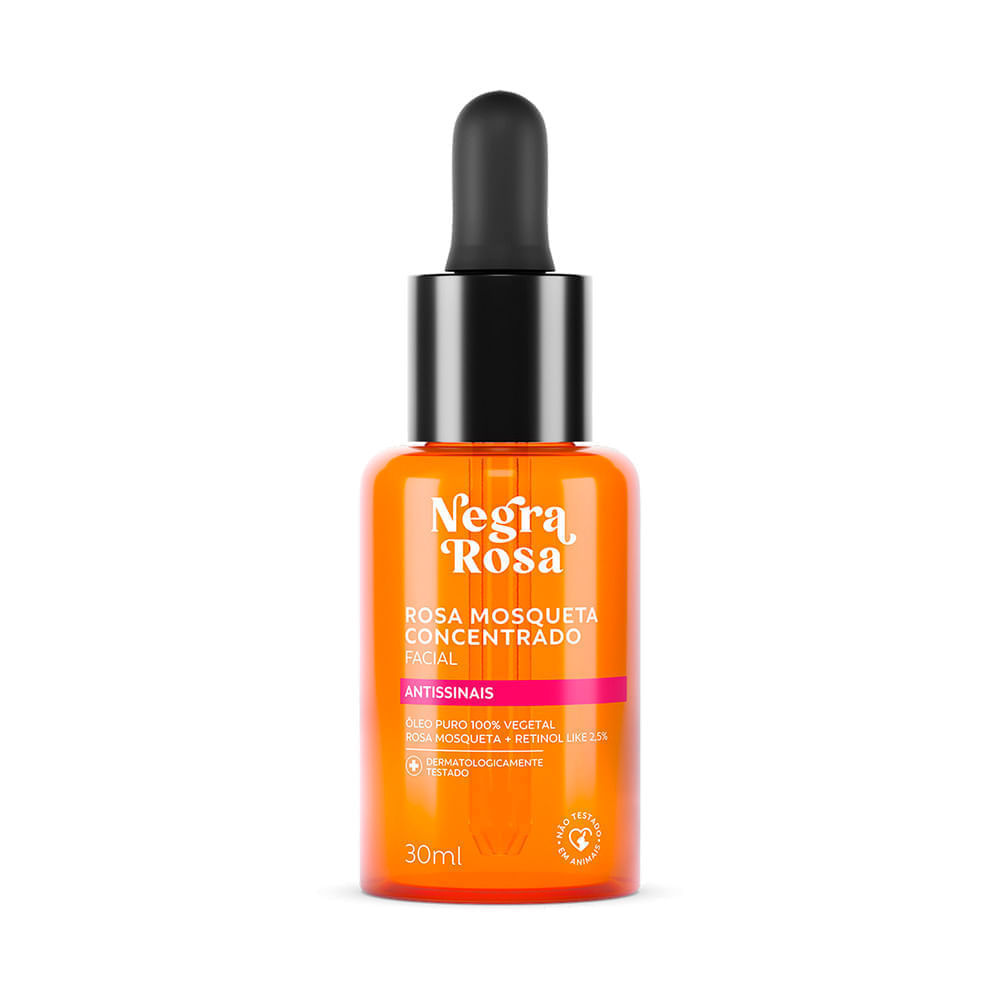 ?leo Rosa Mosqueta Facial Concentrado Negra Rosa 30ml 1 Óleo Rosa Mosqueta Facial Concentrado Negra Rosa 30ml