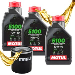 Troca de Óleo Motul 5100 10w40 Suzuki Gsx Srad 750 / V-Strom 1000 + Filtro