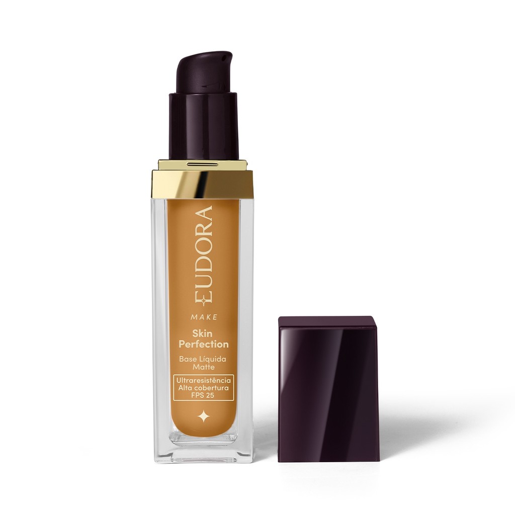 Base L?quida Matte Eudora Skin Perfection 210Q 1 Eudora Make Skin Perfection Base Líquida Matte Cor 210Q 30ml
