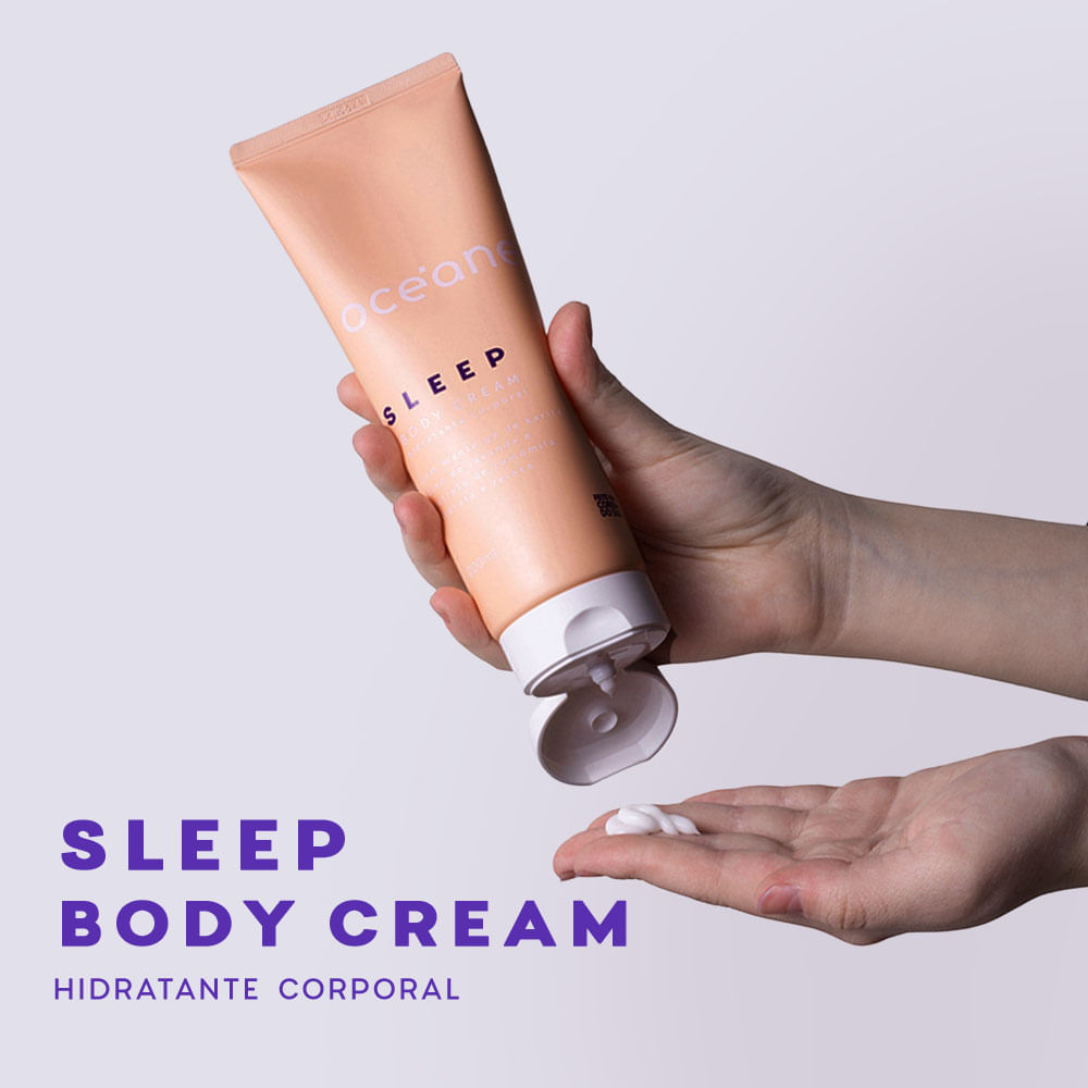 Kit Hidrata??o Noturna: M?os e Corpo 1 Kit Creme para As Mãos + Hidratante Corporal Sleep (2 Produtos)