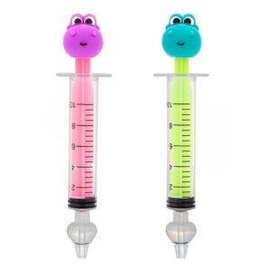 Seringa Infantil Para Lavagem Nasal Bebê Bico De Silicone Dino Buba