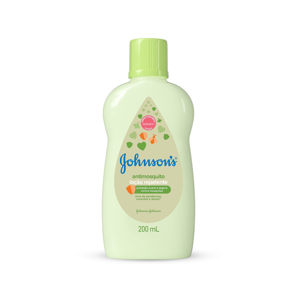 Lo??o Antimosquito Johnson's Baby 200ml - Prote??o Infantil 1 Loção Antimosquito Johnson's Baby 200ml