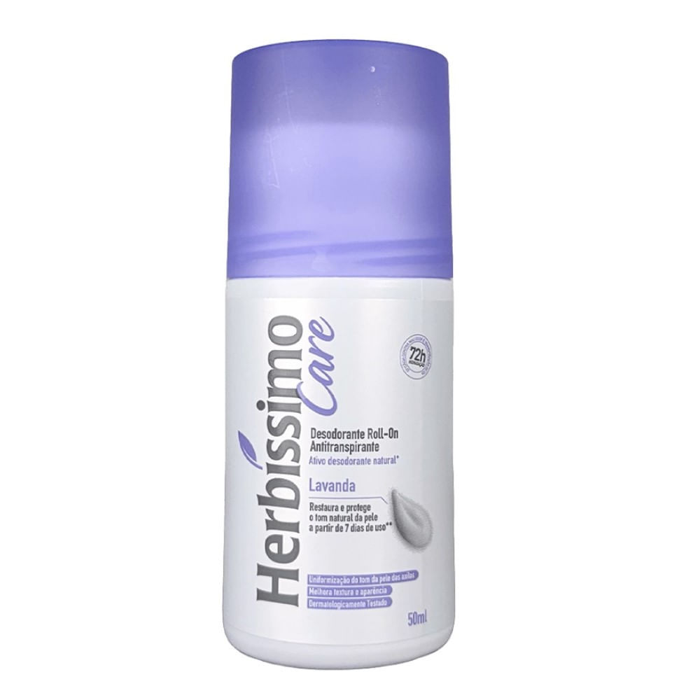 Desodorante Antitranspirante Roll-on Herbíssimo Lavanda 72h 50ml 1 Desodorante Antitranspirante Roll-on Herbíssimo Lavanda 72h 50ml