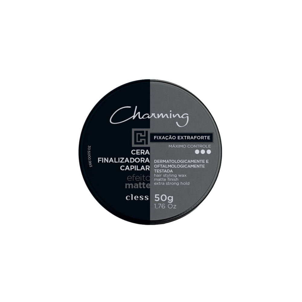 Cera Capilar Charming Fixação Extraforte 50g 1 Cera Capilar Finalizadora Charming Fixação Extraforte 50g