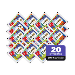 Kit 20 Envelopes Figurinhas Copa do Mundo 2026 Oficial Panini