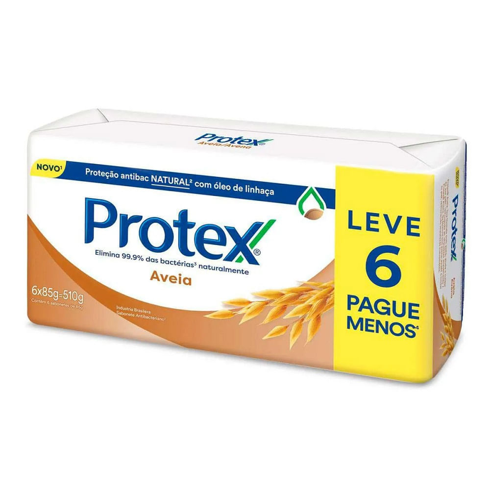 Sabonete Protex Aveia 6un - Prote??o e Nutri??o 1 Sabonete Protex Aveia 6un - Proteção e Nutrição