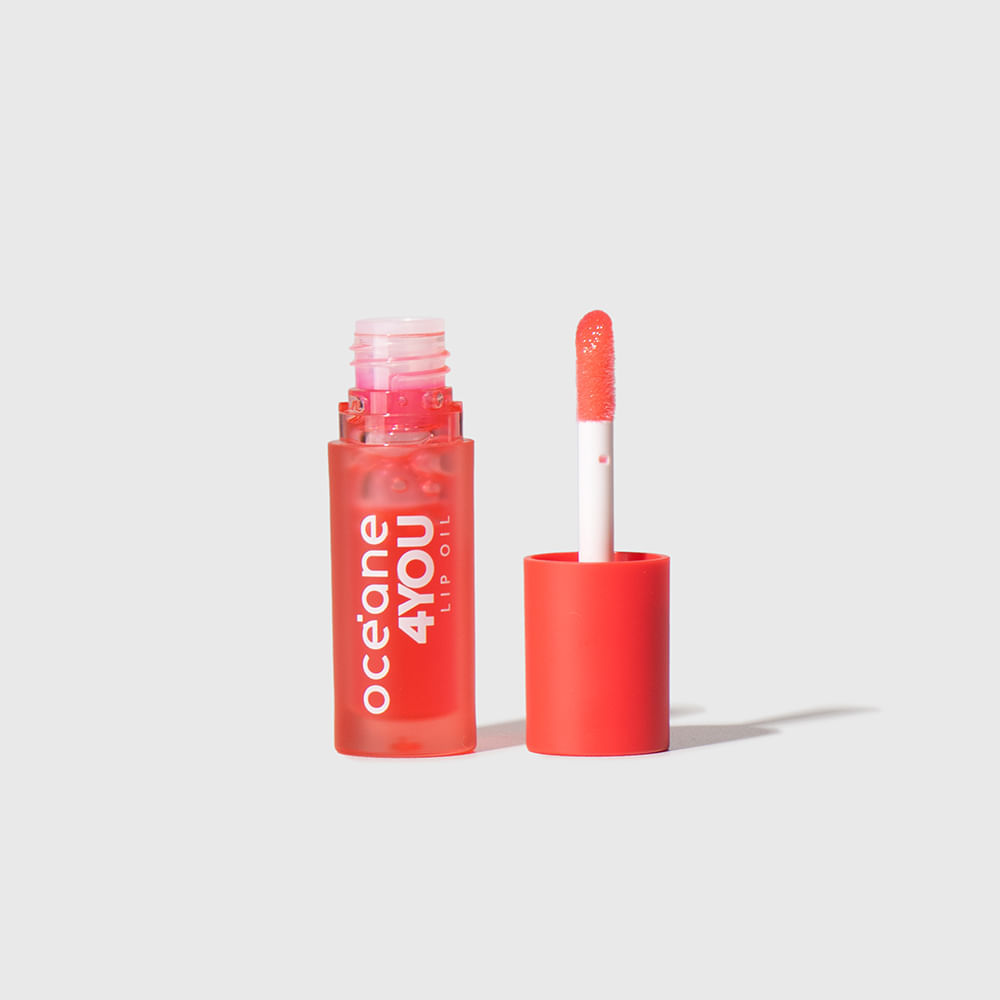Mini Lip Oil Rosa Punch 4you - N?cessaire 1 Mini Lip Oil Rosa Punch Océane 4you 1,8g