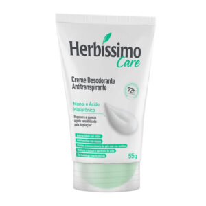 Desodorante Creme Monoi e Ácido Hialurônico 72h Herbíssimo 55g