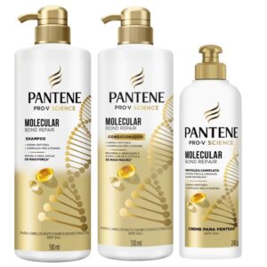 KIT SH + COND 510ML + CREME P/ PENTEAR PANTENE MOLECULAR BOND REPAIR