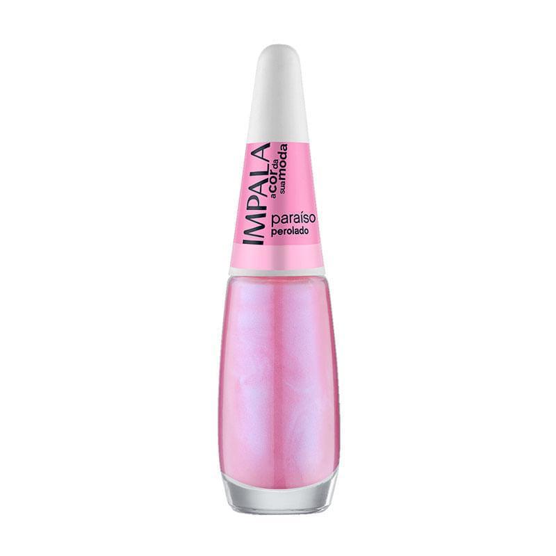 Esmalte Perolado Impala - Rosa Perolado, Brilho Suave e Elegância nas Unhas 1 Esmalte Perolado Impala A Cor da Sua Moda Paraíso 7,5ml