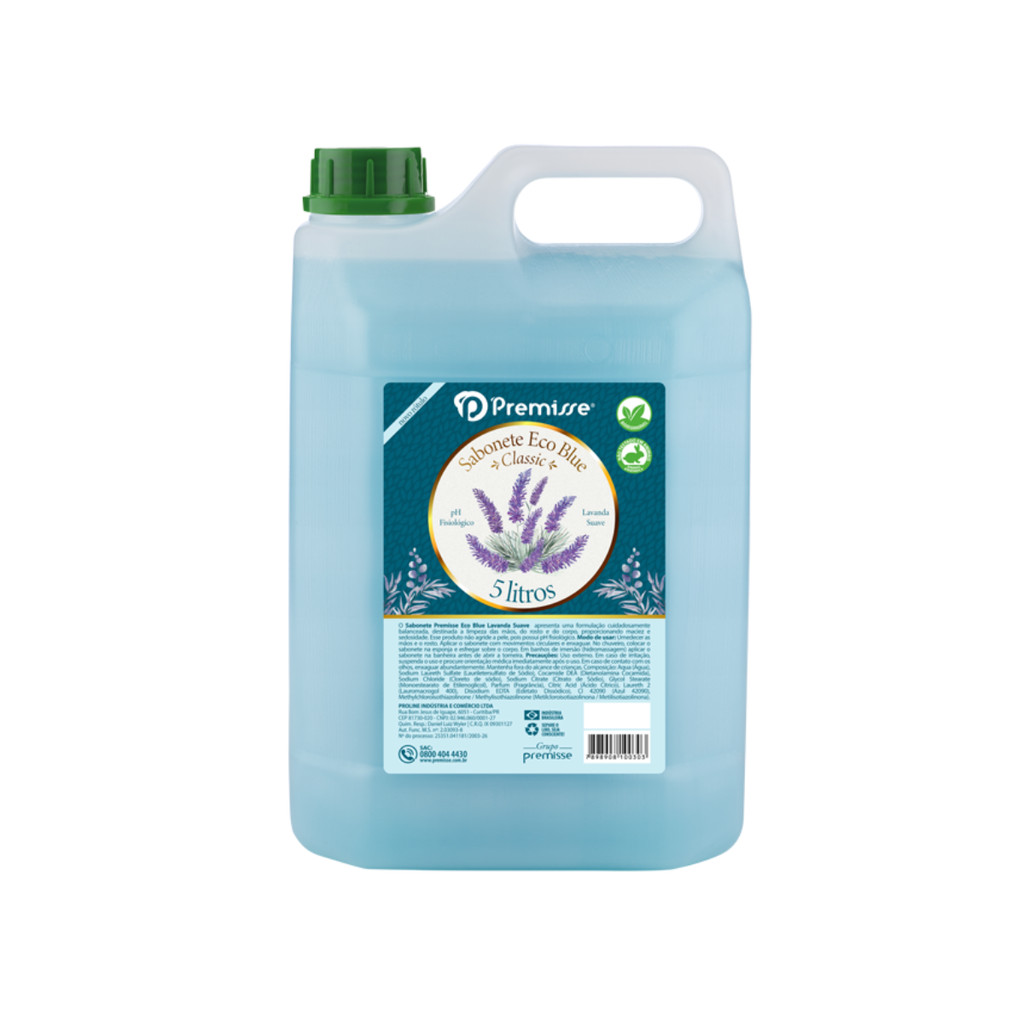 Sabonete L?quido Eco Blue Lavanda 5L 1 Sabonete Líquido Eco Blue Lavanda 5L Premisse