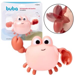 Brinquedo de Banho Caranguejo Rosa Buba para Bebês