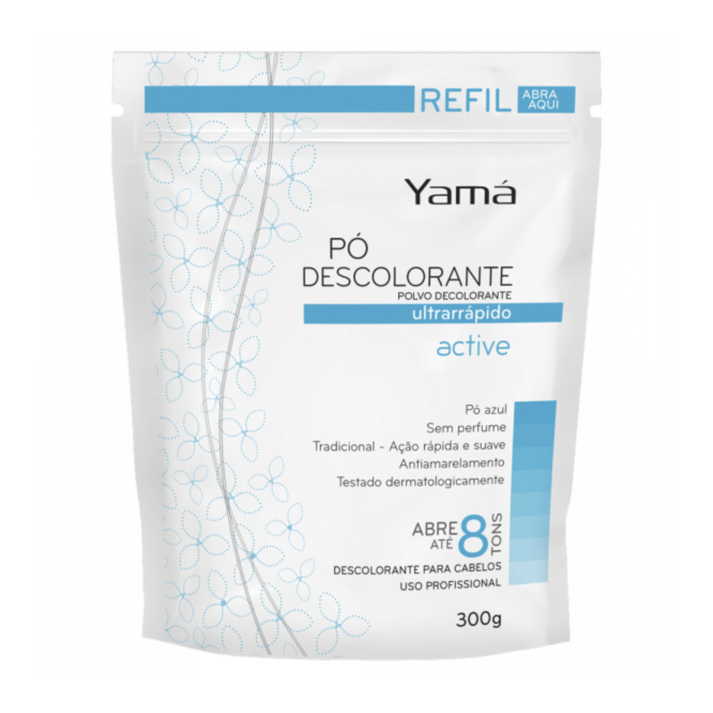 P? Descolorante Yam? Active Refil 300g 1 Pó Descolorante Yamá Tradicional Active Refil 300g