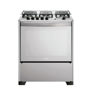 Fogão 5 Bocas Dako Magister Style Espelhado Mesa Inox