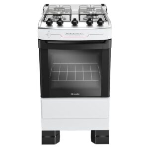 Fogão Mueller 4 Bocas Mesa Inox Acendimento Automático Branco