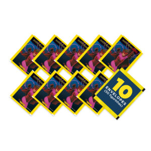 Marvel Comics - Contém 10 Envelopes (50 Figurinhas) - Novo