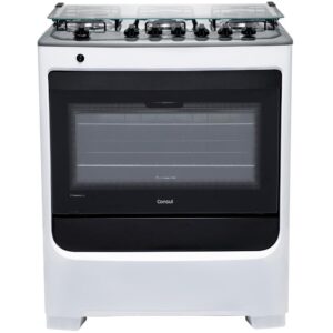Fogão Consul 6 Bocas Piso Inox CFS6NAB Acendimento Automático
