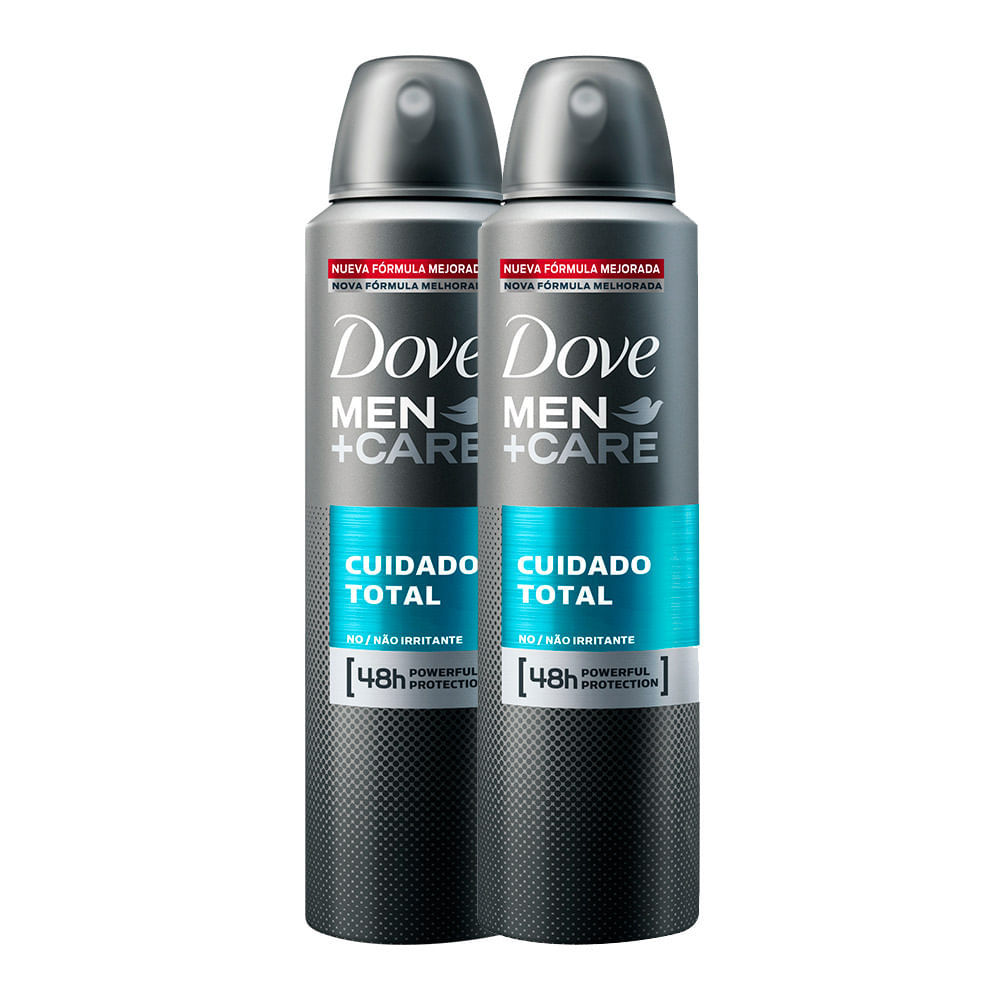 Kit 2 Desodorante Dove Men+Care Proteção Total 150ml 1 Kit 2 Desodorante Aerosol Dove Men+Care Proteção Total 150ml