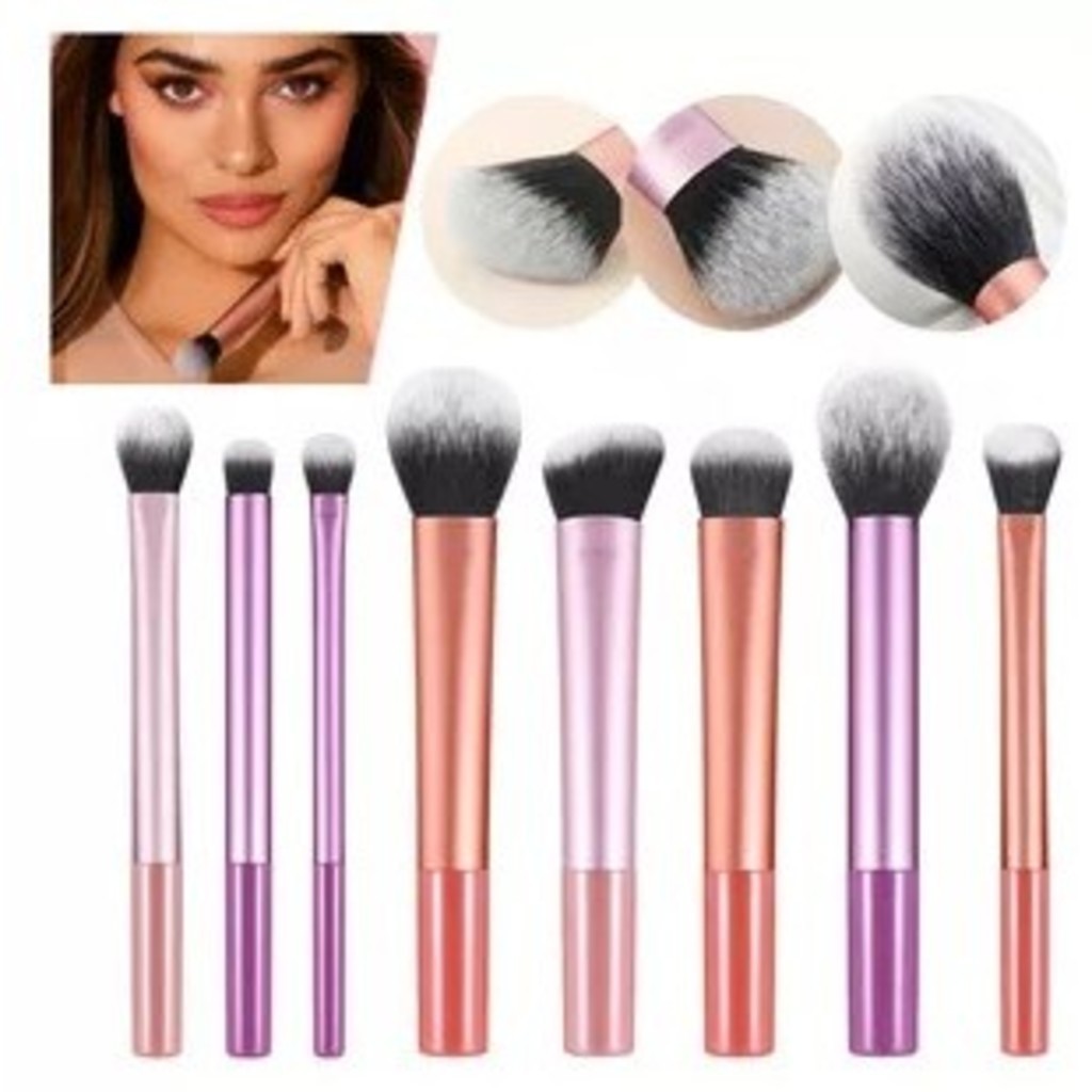 Conjunto 8 Pinc?is Maquiagem Profissional - Cont?m Pincel P? 1 Conjunto De Pincéis De Maquiagem Profissional De 8 Unidades De Contém Pincel De Pó