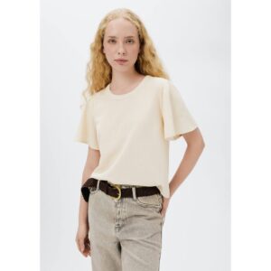 Blusa Feminina Manga Godê Com Linho