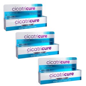 KIT C/3 HIDRATANTE CICATRICURE REGENE-PLAST 30G