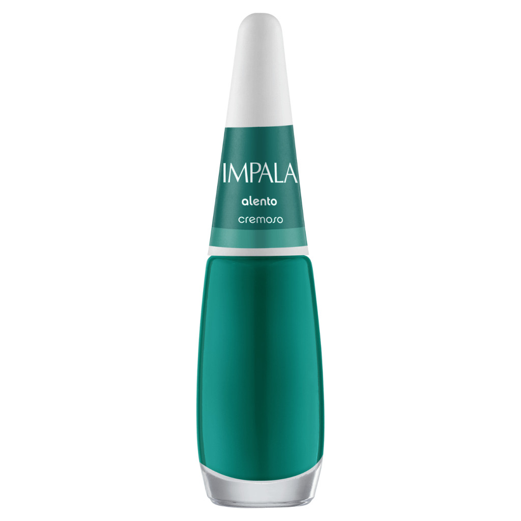 Esmalte Impala Alento - Verde Esmeralda Cremoso 8ml 1 Esmalte Impala Cremoso A Cor da Sua Moda Alento