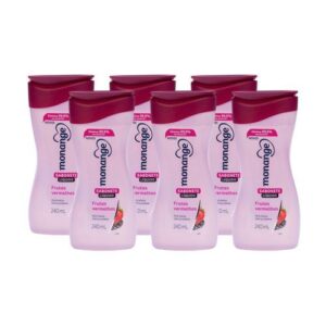 Kit Sabonete Líquido Frutas Vermelhas 240ml - 6 unidades