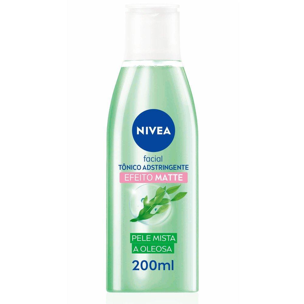 T?nico Facial NIVEA Controle do Brilho - 200ml | Pele Seca 1 Tônico Facial NIVEA Controle do Brilho 200ml