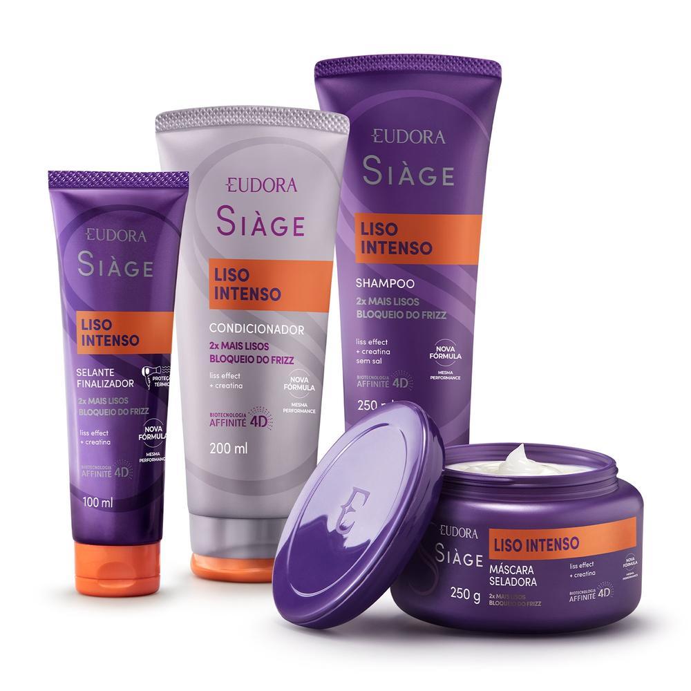 Eudora Si?ge Liso Intenso - Kit 4 Produtos 1 Eudora Kit Siàge Liso Intenso (4 itens)