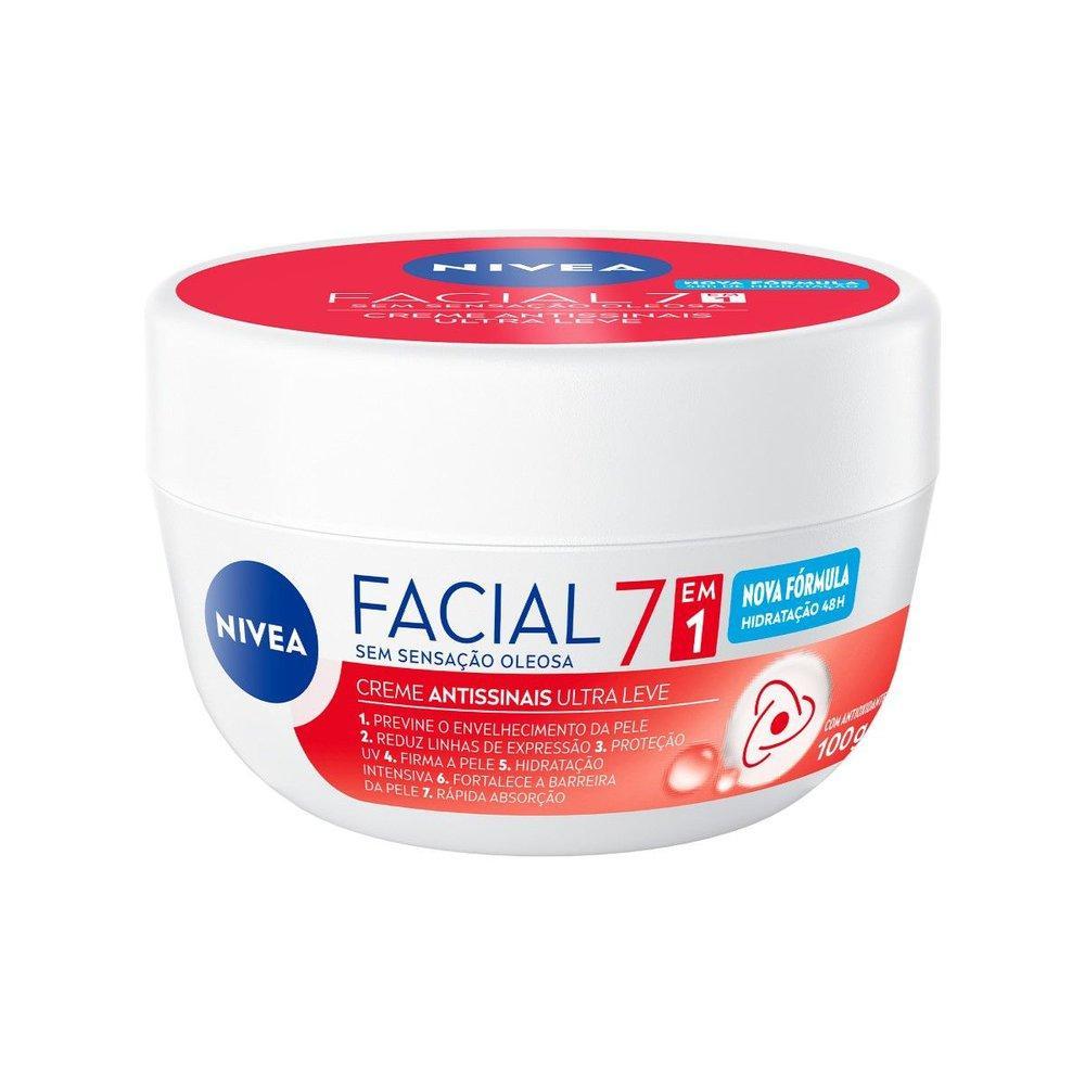 Creme Facial NIVEA Antissinais 100g - Hidrata??o Profunda e Firmeza 1 Creme Facial NIVEA Antissinais 100g