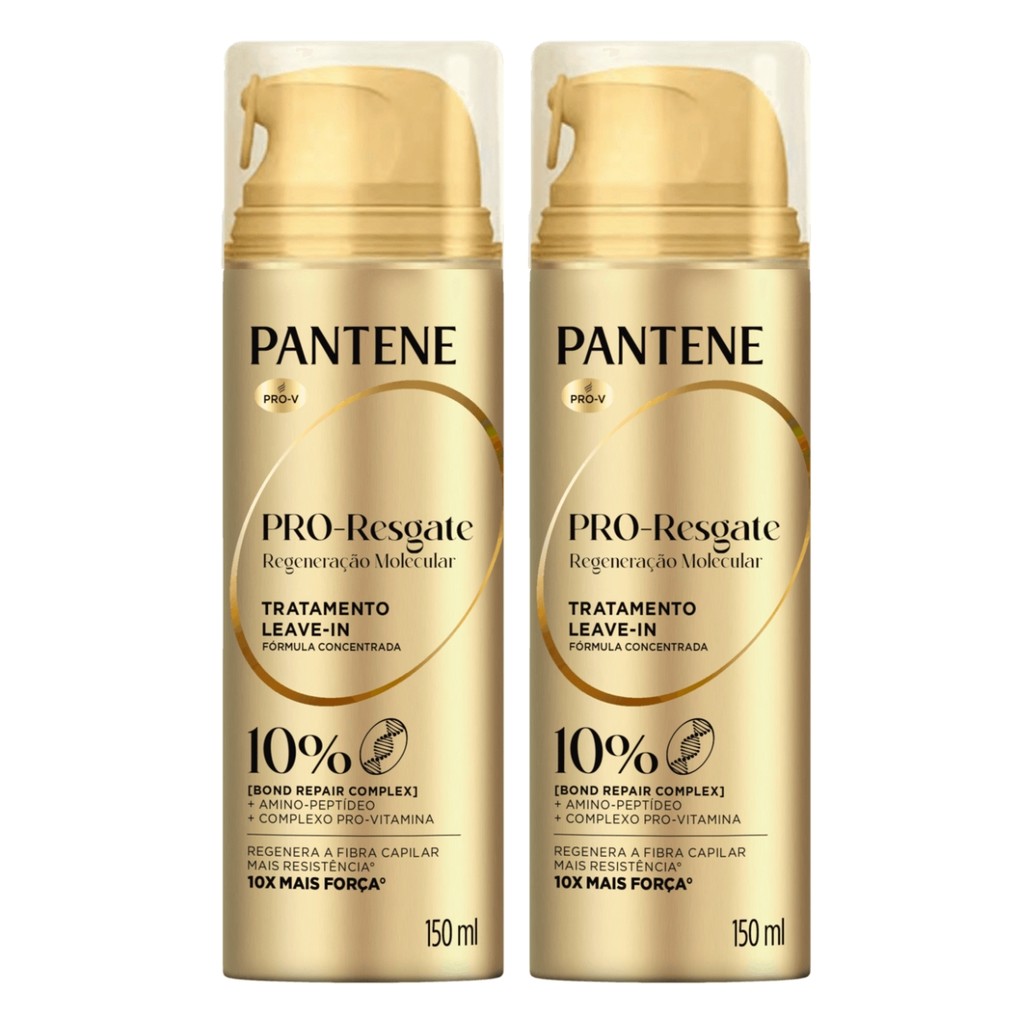 Kit 2 Leave In Pantene Bond Repair 150ml 1 KIT C/2 LEAVE IN REGENERAÇÃO MOLECULAR PANTENE BOND REPAIR 150ML
