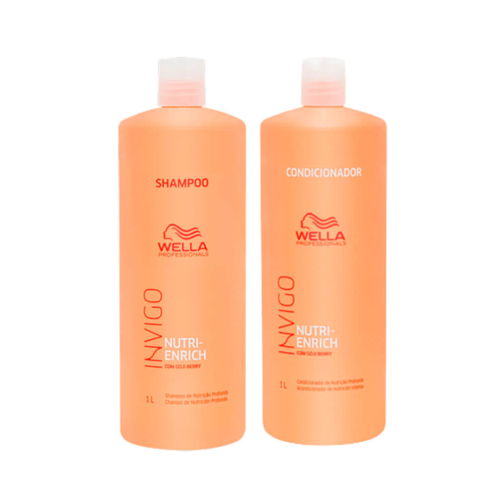 Kit Wella Professionals Invigo Nutri-Enrich Shampoo & 1 Kit Wella Professionals Invigo Nutri-Enrich Shampoo 1L + Condicionador 1L