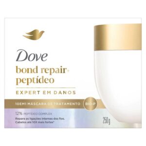 Máscara de Tratamento Capilar Dove 10 em 1 Bond Intense Repair+ Peptídeo 250g