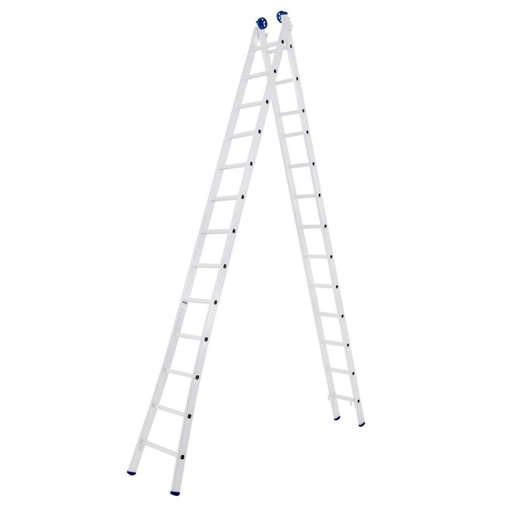 Escada de Alum?nio Extens?vel Mor 26 Degraus 6,45m 1 Escada de Alumínio Mor Extensível, 26 Degraus