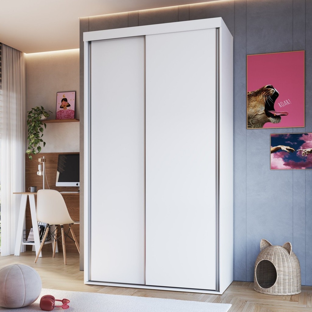 Guarda-Roupa Solteiro 2 Portas Rc2205 - Design Moderno e Prático 1 Guarda-Roupa Solteiro 2 Portas Rc2205 - Design Moderno e Prático