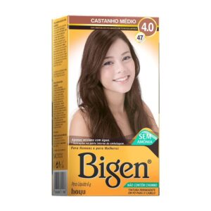 Tintura em Pó Bigen 47 Castanho Médio, 6g