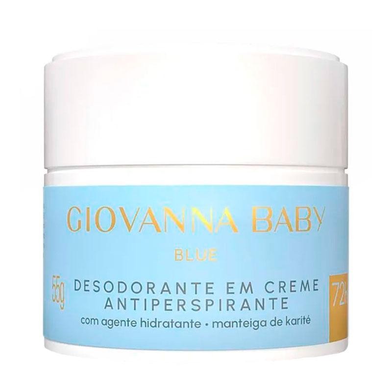 Desodorante Giovanna Baby Blue - 72h e Manteiga de Karit? 1 Desodorante Creme Antiperspirante Giovanna Baby Blue 55g