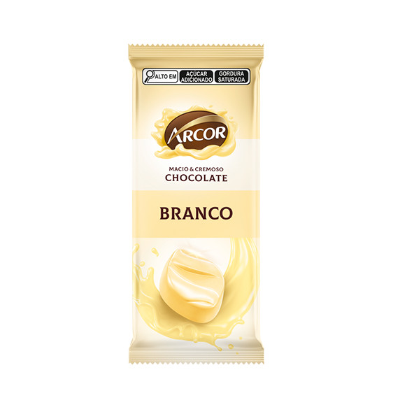 Chocolate Branco Arcor 80g 1 Chocolate Branco Arcor 80g