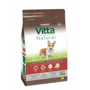 Ração PremieR Vitta Natural cachorros adultos pequeno porte seleção de carnes & arroz 3,0kg
