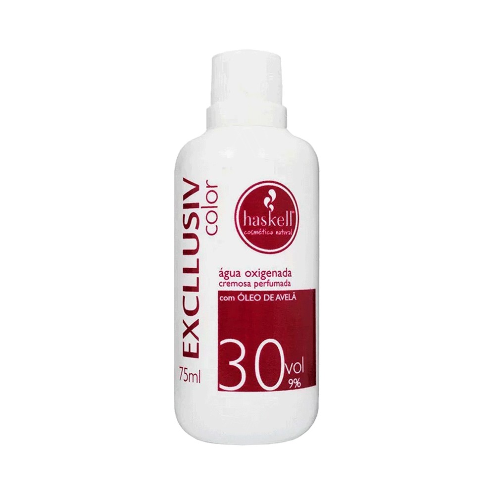 Água Oxigenada 30vol Haskell Excllusiv Color 75ml 1 Água Oxigenada Excllusiv Color 30vol. Haskell 75ml