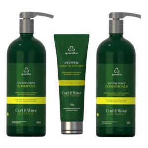 Kit Grandha Vector Force Curl Wave Profissional 980 ml
