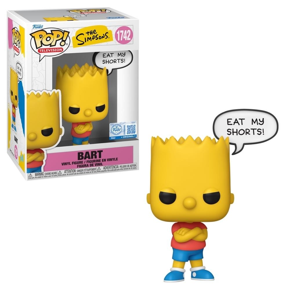 Boneco Funko Pop! Bart - Eat My Shorts 1 Boneco Funko Pop! Sayings Os Simpsons - Bart